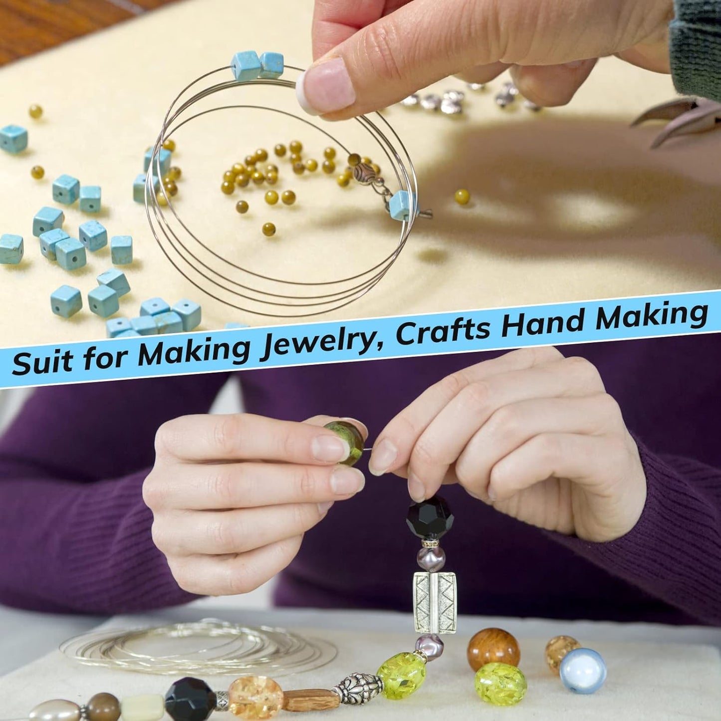 18 Gauge Aluminum Wire for Crafting - 52 Ft Bendable Sculpting Wire, Tarnish Resistant for Jewelry Making, Sculpture & DIY Art Crafts (1mm Thickness)