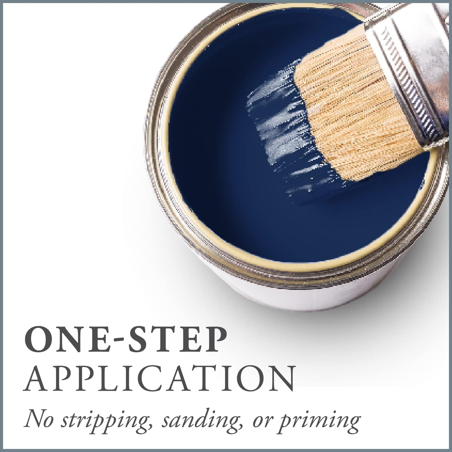 AMY HOWARD AT HOME Chalk-Based One Step Paint for Furniture, Cabinetry, Decor, Finish, and More | No Stripping, Sanding, or Priming | Dark Base | 32 Ounce | American Dream