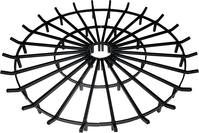 SteelFreak Super Heavy Duty Wagon Wheel Firewood Grate for Fire Pit - Made in The USA (48 Inch)