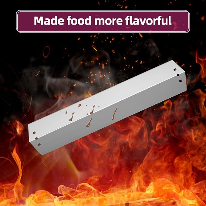 95051 Stainless Steel Heat Plate and 19.75" Cooking Grill Grate Replacement Parts for Chargriller Charcoal 3001, 3008, 3030, 4000, 5050, 5252, 5650,9020 Gas Grill