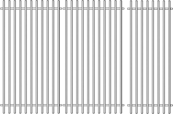 304 Stainless Steel Grill Grates for Charbroil Performance 463342119 463347017 463335517 463376017, Grill Grates Replacement for Char-Broil 463342118 463347418 463347519, G470-0003-W1 G470-0002-W1