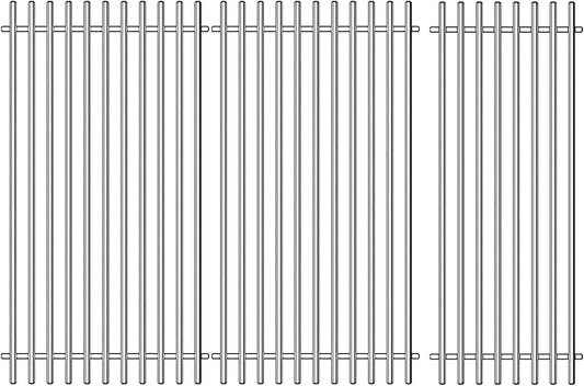 304 Stainless Steel Grill Grates for Charbroil Performance 463342119 463347017 463335517 463376017, Grill Grates Replacement for Char-Broil 463342118 463347418 463347519, G470-0003-W1 G470-0002-W1