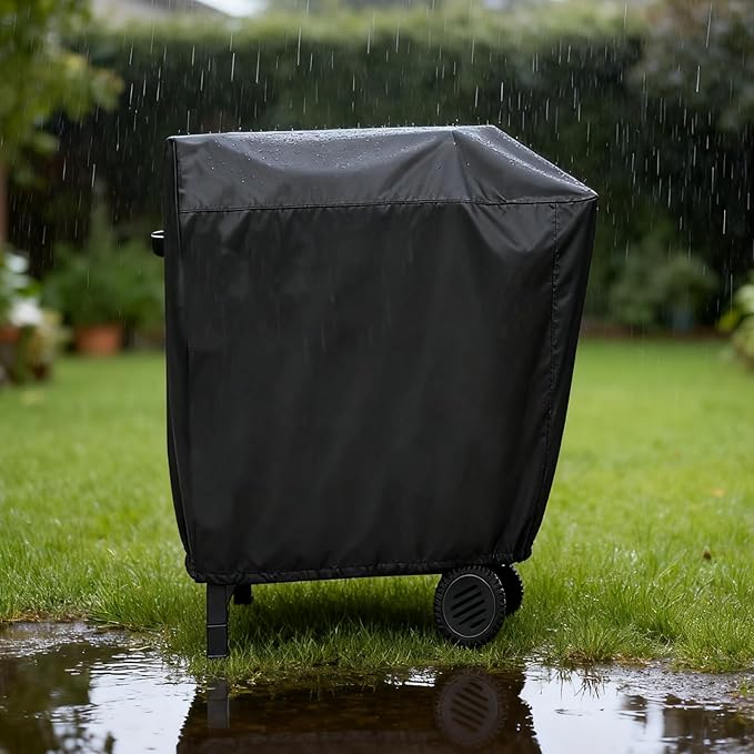 Grill Cover for Maison BACKYARDS Charcoal Smoker Grill Combo, Waterproof Outdoor Propane Gas BBQ Grills Covers - 17" D x 35.5" W x 39" H