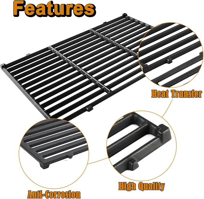 66795 66032 Flavorizer Bars 66095 Grill Grates Genesis II E-310 Grill Replacement Parts for Weber Genesis II E310 II SE-310 II E-335 II E-315 II LX S-340 II S-335 II S-345 GS4 Genesis 2 Grill Parts