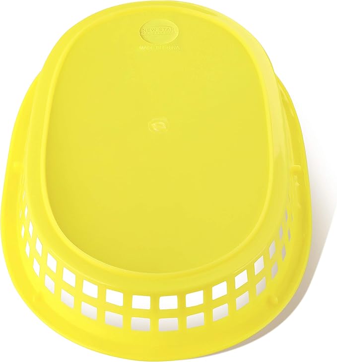 New Star Foodservice 44096 Fast Food Baskets, 10.5 x 7 Inch, Set of 36, Yellow