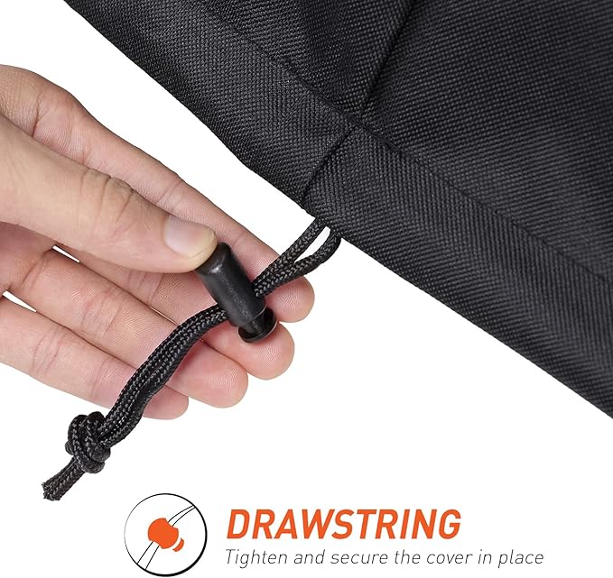 Arcedo Vertical Smoker Cover Compatible with Pit Boss Copperhead 4, 5, 7 Series, PBV4PS2, PBV4NX, Pro 4-Series, Heavy Duty Waterproof Outdoor Wood Pellet Grill Cover for PB 73550, Black