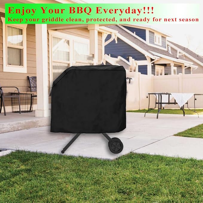 Griddle Cover for Blackstone On The Go 22 Inch Scissor-Leg Griddle with Stand and Hood- 600D Grill Cover for Blackstone 22" 1935 Portable Griddle, Heavy Duty & Waterproof Outdoor