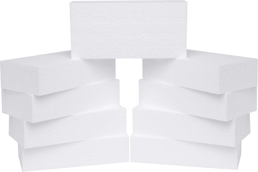 Silverlake 8x4x2 Craft Foam for Styrofoam Block Projects (9-Pack)