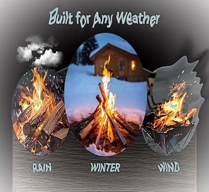 Fire Starter - Easy to Ignite, 300 pcs XXL Odorless Natural Fire Starters for Wood Stove & Fireplace,Indoor & Outdoor Fire Pit, Firestarter for Grill, BBQ, Campfires, Chimney Charcoal, Tumbleweeds