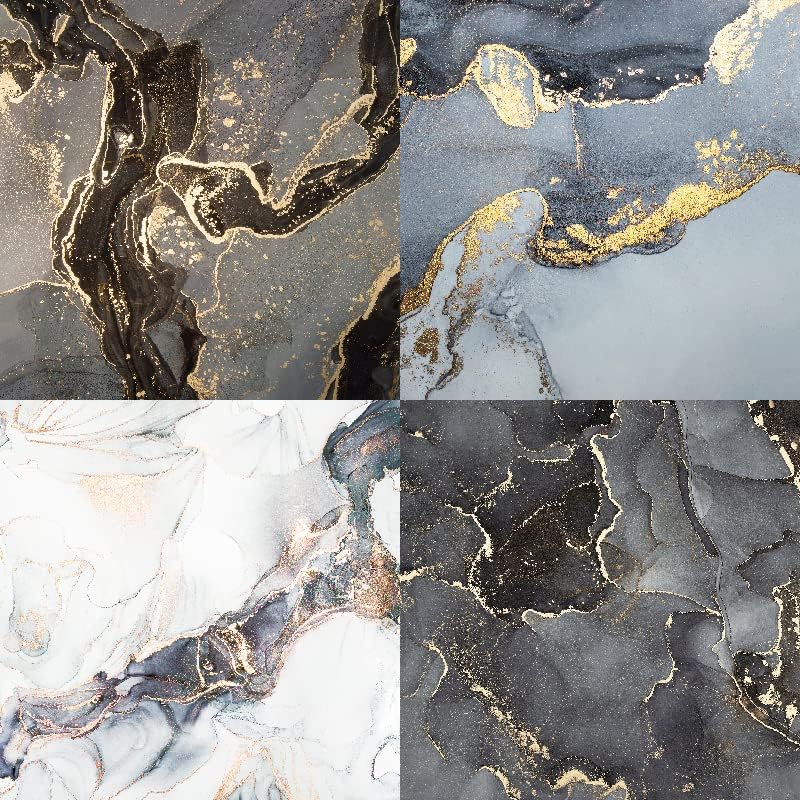 Marbled Scrapbook Paper Pad Color Marble Patterned Paper 6×6,24 Sheets Single-Sided Scrapbooking CardStock Papers Pad for Holiday Cardmaking DIY Origami Journaling.