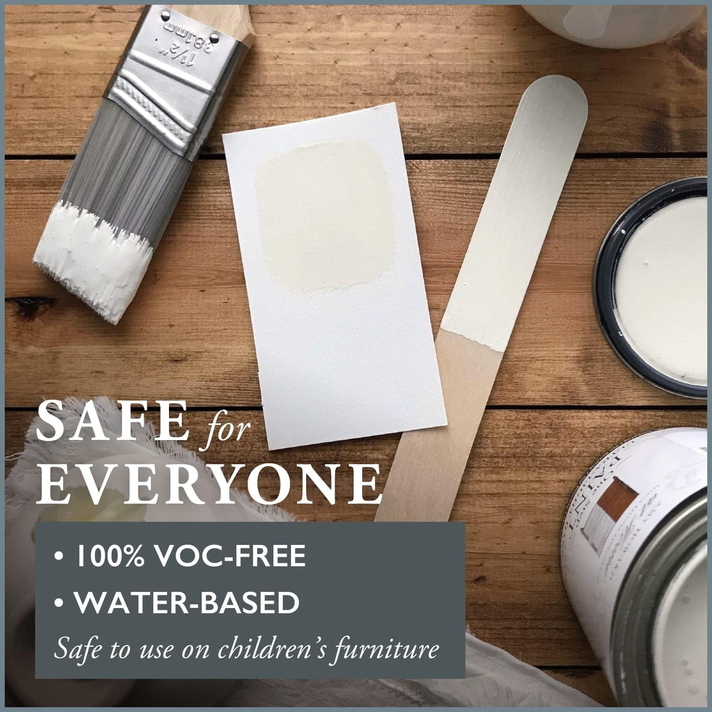 AMY HOWARD AT HOME Chalk-Based One Step Paint for Furniture, Cabinetry, Decor, Finish, and More | No Stripping, Sanding, or Priming | Ultra-Light Base | 32 Ounce | Barnboard