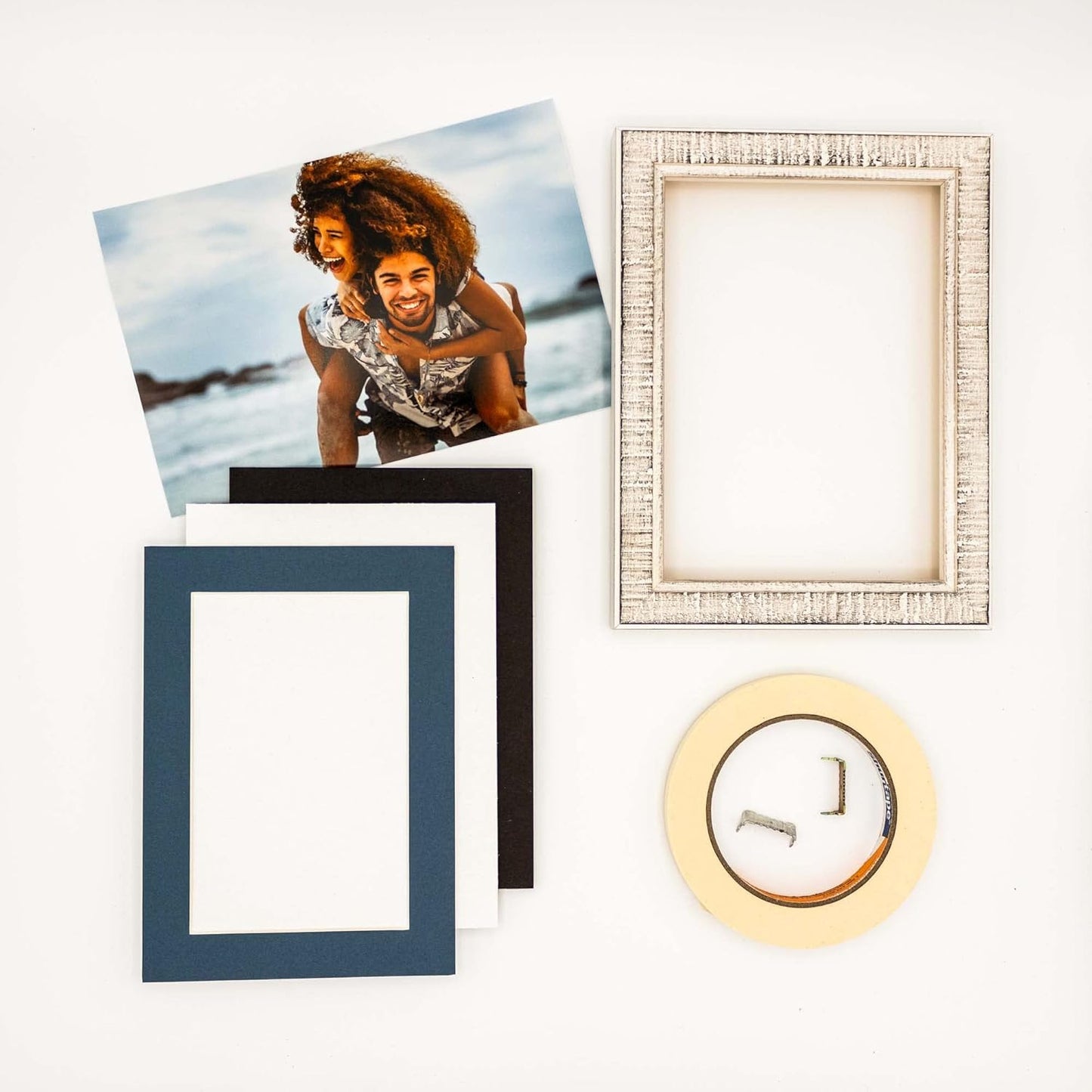 11x14 Mat for 8.5x11 Photo - Precut Steel Blue Picture Matboard for Frames Measuring 11 x 14 Inches - Bevel Cut Matte to Display Art Measuring 8.5 x 11 Inches - Acid Free Pack of TEN MATS