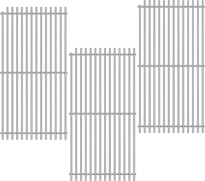Grill Grates Replacement for DCS Grill Parts 54801 DCS 36, 48, 36ABQR,36BQ, 36BQR, 36DBQ, 48DBQAR, 48DBQR, 48EBQAR, 48EBQR, BGA36-BQARL, BGA36-BQARN, Stainless Steel Ceramic Rods Grids BBQ 20”