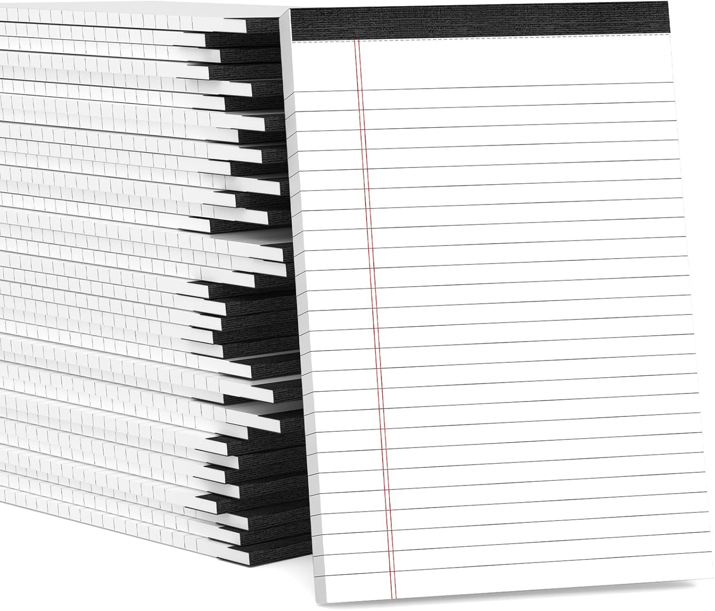 36 Pack Small Legal Pads 5x8 White Note Pads 5x8 College Ruled Paper Tablets for Office 80 GSM Paper Pads Narrow Ruled Legal Pad White Small Notepad 30 Sheets Writing Pad Lined Notepads for Office
