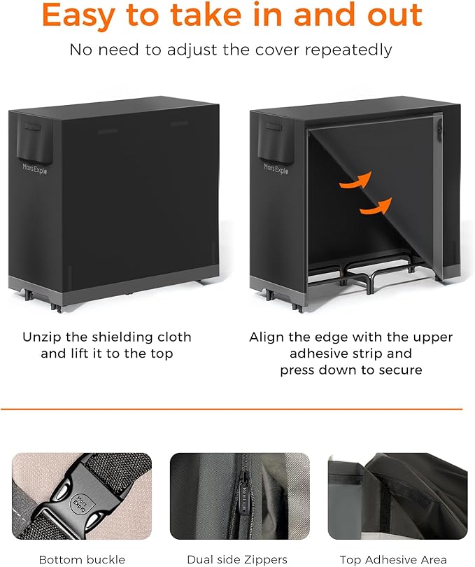 4ft Firewood Log Rack with Cover Outdoor, Heavy Duty Indoor Outdoor Firewood Storage Log Rack with Cover Combo Set Black