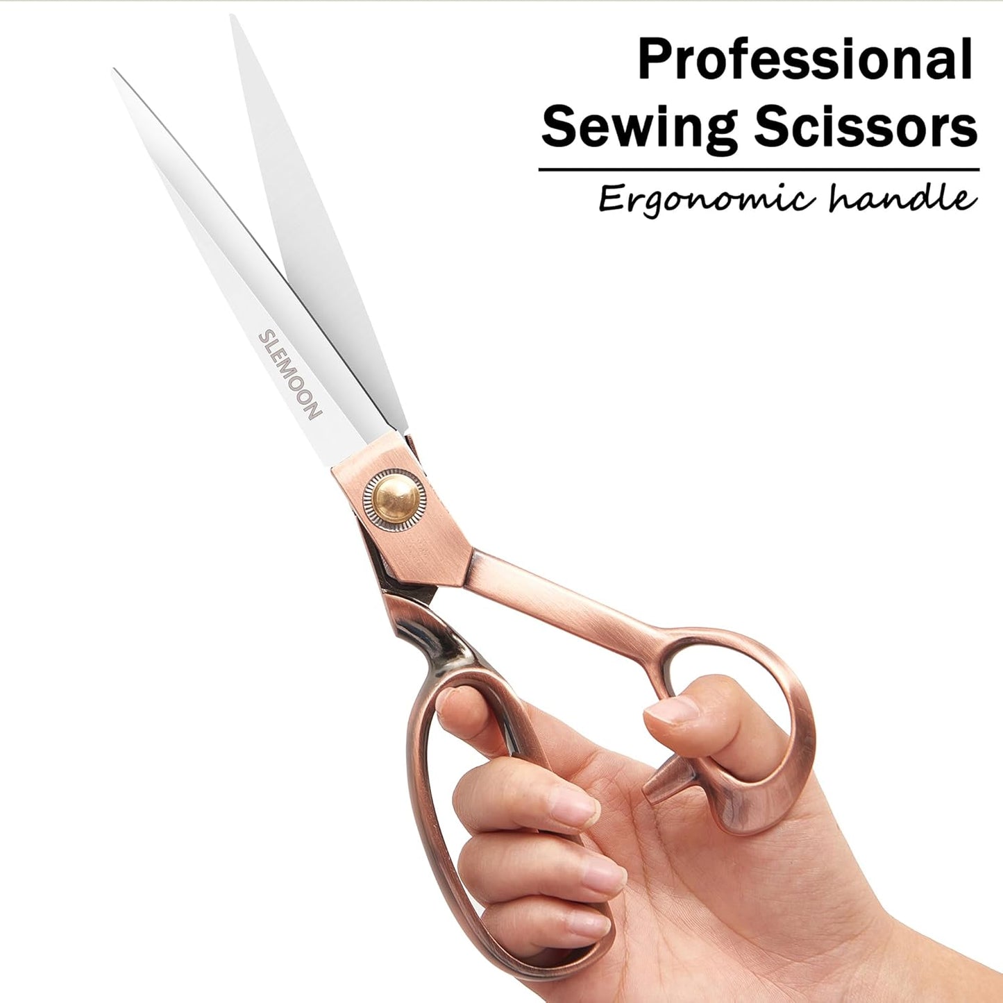Fabric Scissors Professional 10" Sewing Scissors,Heavy Duty Shears for Fabric,Leather,Raw Materials,Dressingmaking,Upholstery Shears for Dressmakers Students Office Crafting