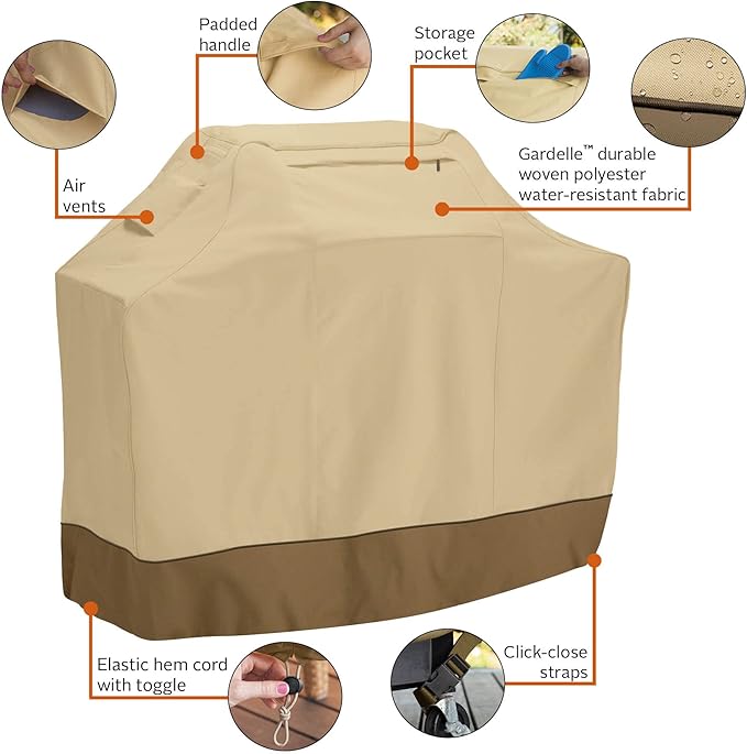 Classic Accessories Veranda Water-Resistant 44 Inch BBQ Grill Cover