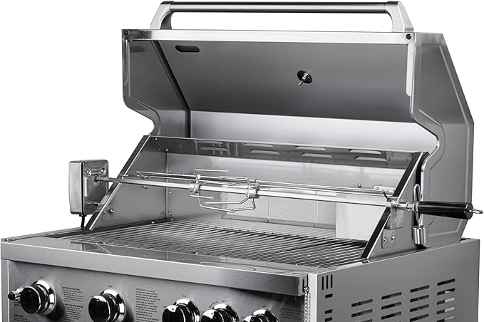 KoolMore 30 in. Built-in Liquid Propane BBQ Grill for Outdoor Kitchen in Heavy-Duty Stainless-Steel (KM-OKS-BQ30)