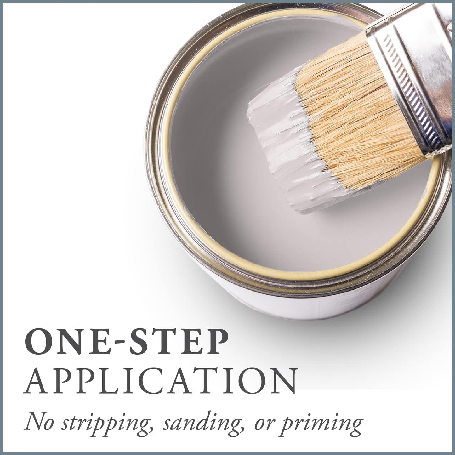 AMY HOWARD AT HOME Chalk-Based One Step Paint for Furniture, Cabinetry, Decor, Finish, and More | No Stripping, Sanding, or Priming | Ultra-Light Base | 32 Ounce | Spa White