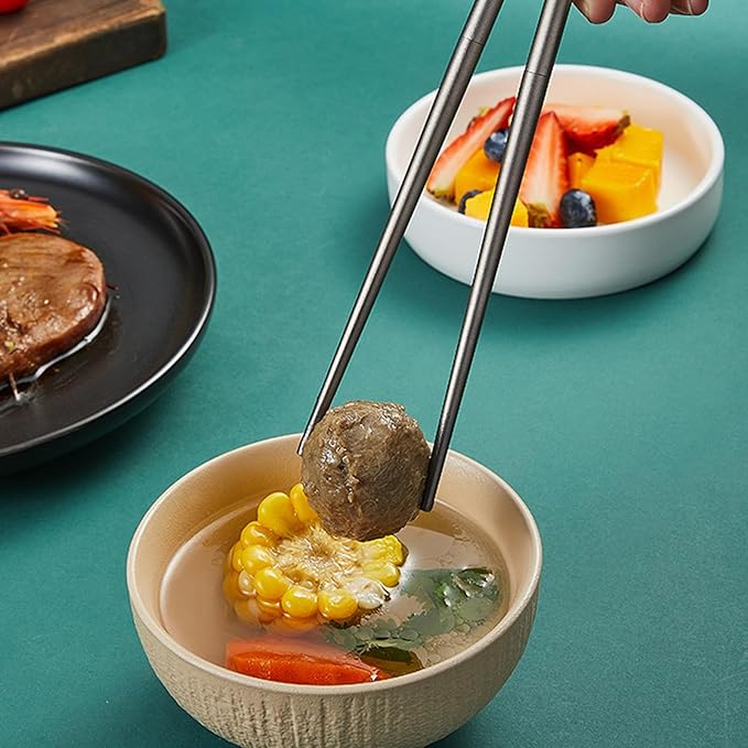 Folding Metal Camping Cutlery Set Portable Outdoor Picnics Cutlery Tableware Travel Utensils Fork Spoon Chopsticks