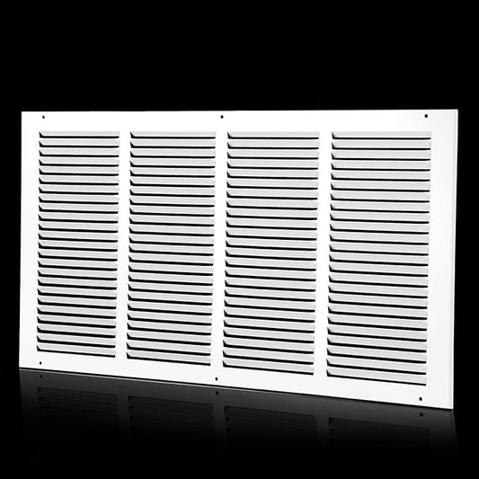 20x12 Return Air Grille(Duct Opening Size),Air Return Vent Cover,Flat Vent Cover,Rejillas De Aire Acondicionado para Casa,Return Air Grilles,Outer Dimensions:21.75"Wx13.75"H(20"Wx12"H, Duct Opening)