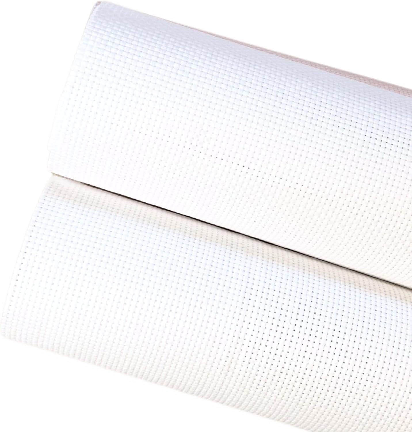 2 Sheets of White 11 Count Aida Cloth – 21 x 21 Inch Pre-Cut Fabric Squares – Cross Stitch Fabric – 100% Cotton – Ideal for Needlework & Embroidery – The Knotty Unicorn
