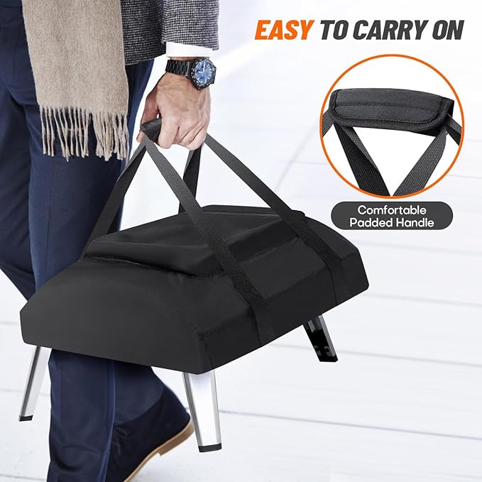 Pizza Oven Cover for Onni Koda 16 Pizza Maker Carry Bag Oven with Pocket for Accessories Storage Portable Gas Pizza Oven Cover Koda