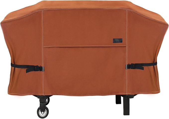 NettyPro Griddle Cover for Blackstone 28 inch Griddle Waterproof Heavy Duty 2 Burner Flat Top Gas Grill Cover 28" Cooking Station Camping, Brown