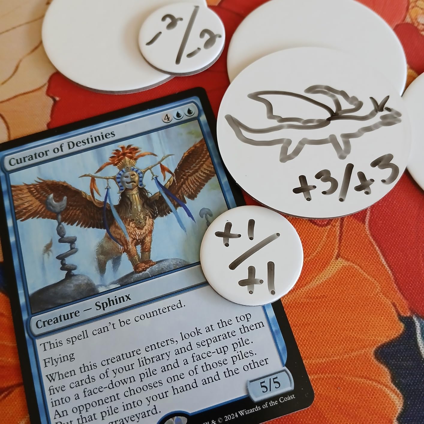 Futhark 100 Dry Erase Tokens for DND – Writable RPG Tokens in 2 Sizes for Combat Tracking, Initiative, Conditions, and Effects – Reusable Circle Markers for Tabletop Games