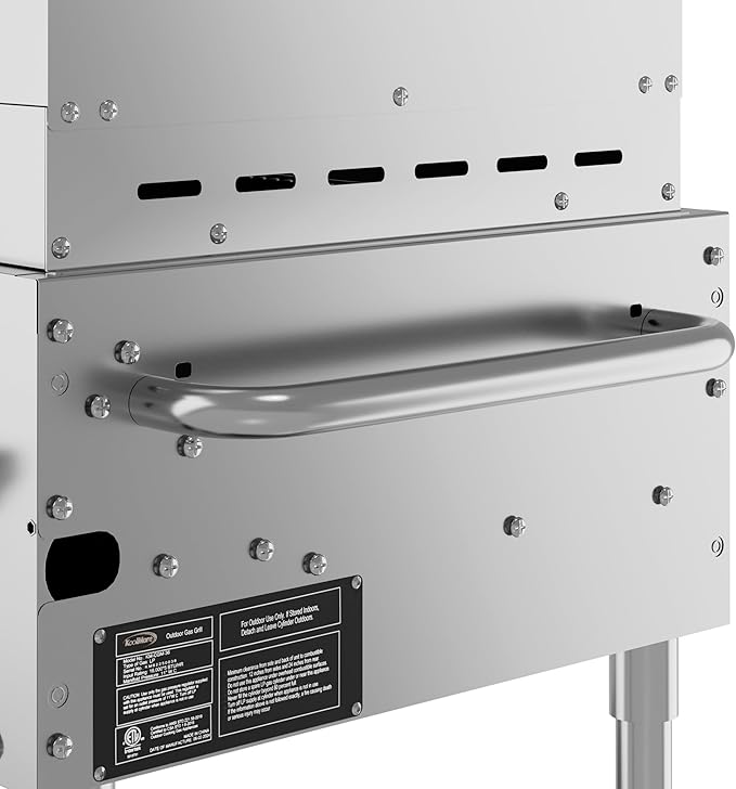 48 in. Commercial Outdoor Propane Gas Grill With Pizza Oven, ETL Listed in Stainless-Steel (CGKIT4-48P)