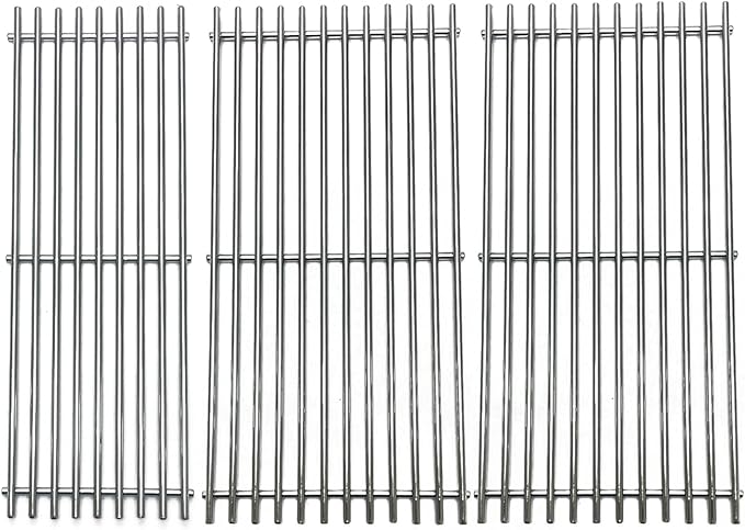 18" Stainless Steel Cooking Grid Grate for Charbroil Performance 463376018P2, 463376117, 463377117, 463673617, 463377017, 463347017 and 5 Burners 463347519 463347418 463342119 Gas Grill