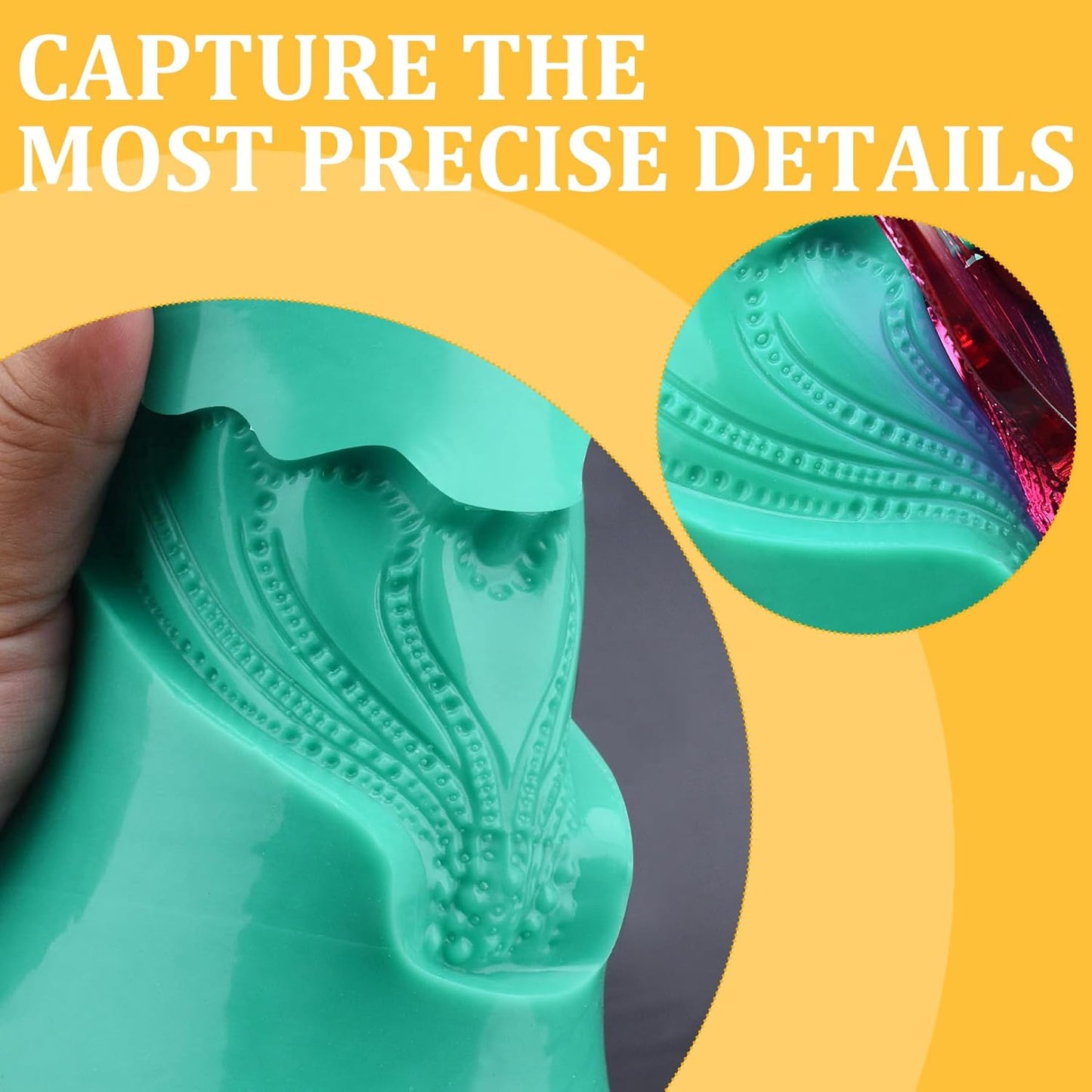 Silicone Molds Making Kit 170oz, Super Elastic 15A Silicone Rubber for DIY Mold Making, Fast Curing Liquid Silicone 1:1 Mixing Molding Kit for Casting Resin Molds/Candle Molds/Soap Mold/Craft, Green