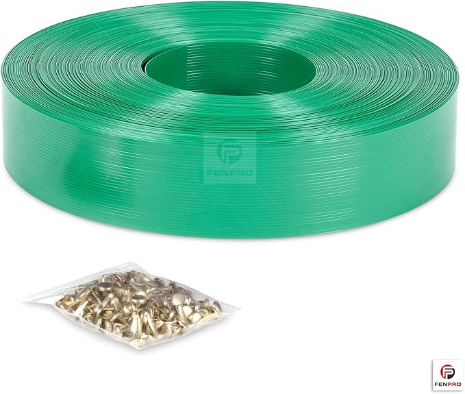 Chain Link Fence Privacy Tape (Emerald Green)