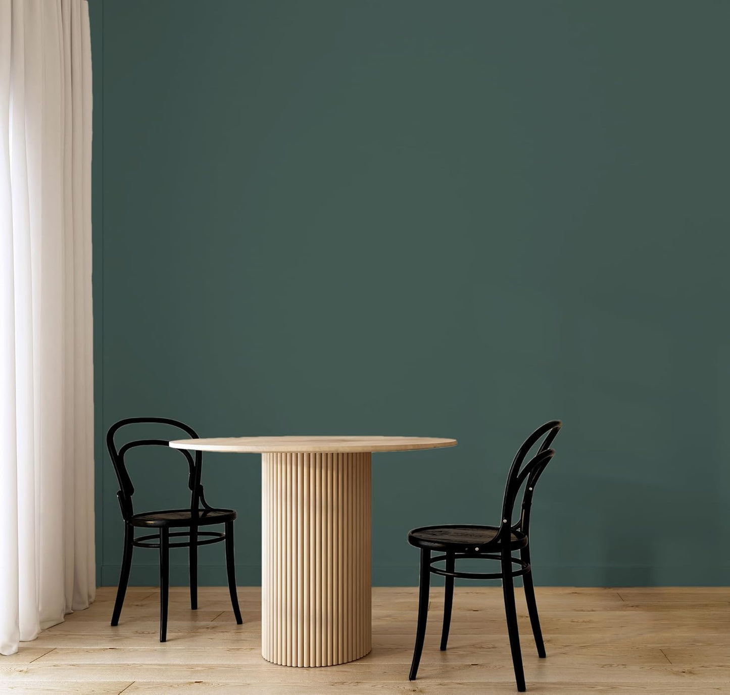 EVOLVE Paint & Primer: Environment-friendly, Low Sheen with One-coat Coverage for Interior & Exterior surfaces (Green Pine, 1-Gallon)