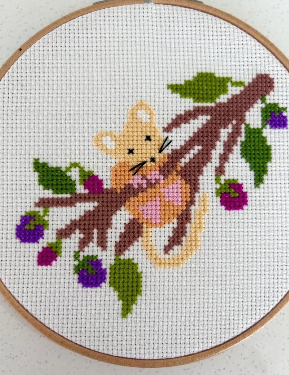 Aida Cloth 18 Count Cross Stitch Fabric,19×28inch (18CT, White)