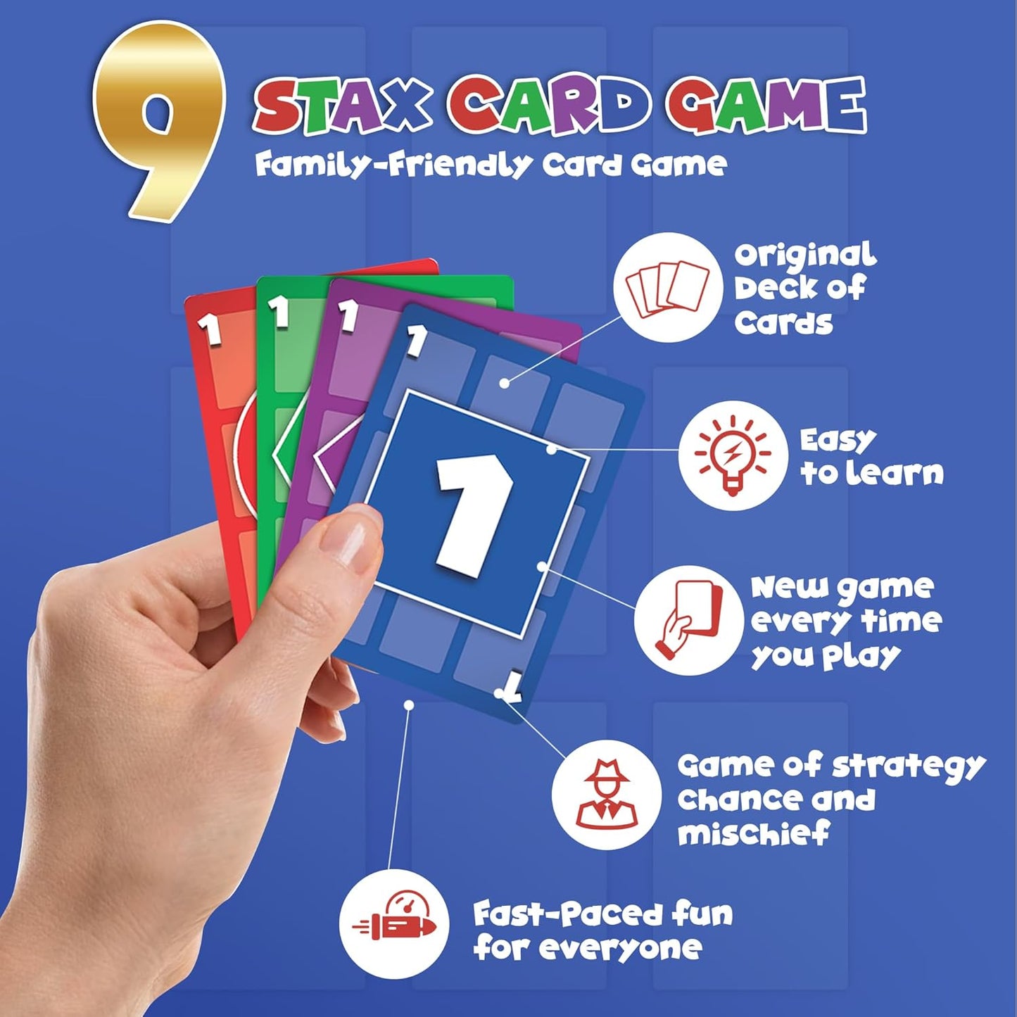 Card Game Expansion Pack – Family-Friendly Card Game – Fun for Kids, Teens & Adults – Expands Game Play to 6 Players – for Game Night, Family Night, Parties (Expansion Pack)…