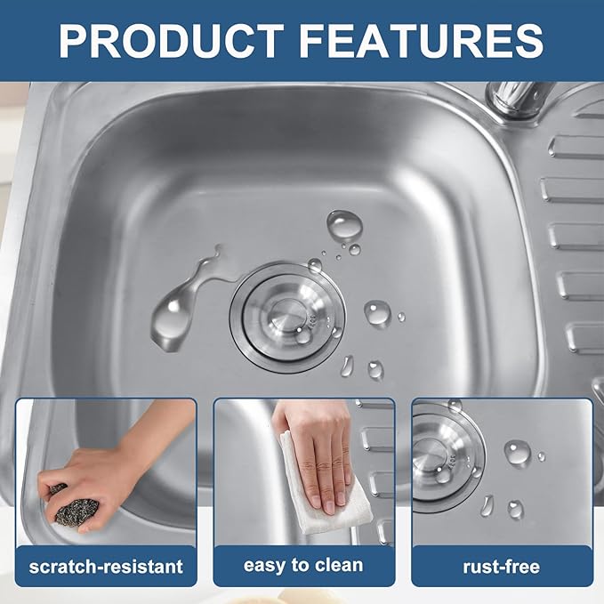 Outdoor Sink with Hose Hook Up, Free Standing Stainless Steel Utility Sink, Single Bowl Portable Sink Hand Wash Station for Camping, Backyard, Garden, Kitchen, Garage