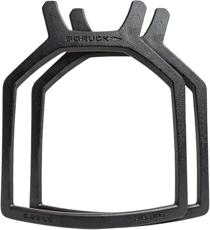 GORUCK 9.25LB and 6.25LB Curved Ruck Plate Compatible with GORUCK Rucking Weight Vests - 2 Pack