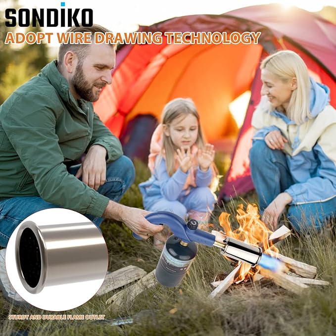 Propane Torch Weed Burner，Weed Torch - Flame Thrower Fire Gun Grill Gun, Blow Torch，Charcoal Lighter Campfire Starter