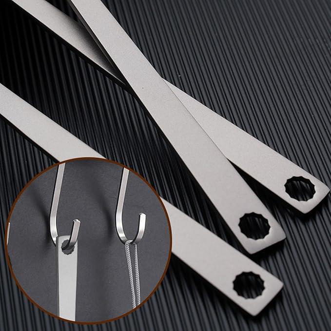 Portable Camping Cutlery Set Outdoor Metal Tableware Fork Spoon Chopstick Travel Utensils for Outdoor Picnics Dining