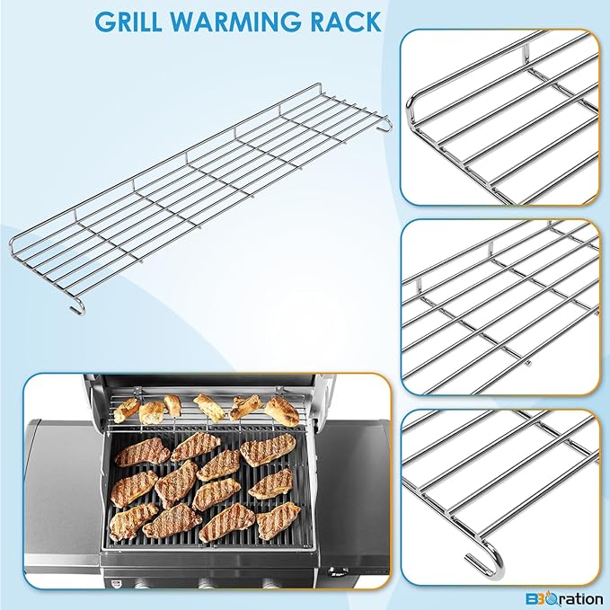 66044 Warming Rack for Weber Genesis II 300 Grill Parts Genesis ii E-310 ii E-315 ii E-330, Grill Warming Rack for Weber Genesis 2 Grill Parts Warming Rack for Weber 66044