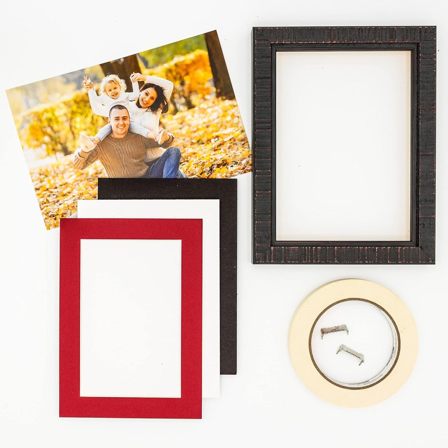 11x14 Mat for 8.5x11 Photo - Precut Deep Red Picture Matboard for Frames Measuring 11 x 14 Inches - Bevel Cut Matte to Display Art Measuring 8.5 x 11 Inches - Acid Free Pack of 100 MATS