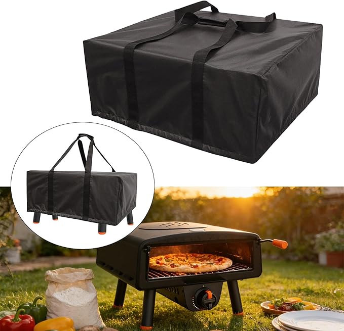 Outdoor Pizza Oven Cover,Dustproof Portable Guard Waterproof Cover for Backyard Picnic Travel Tabletop Pizza Oven