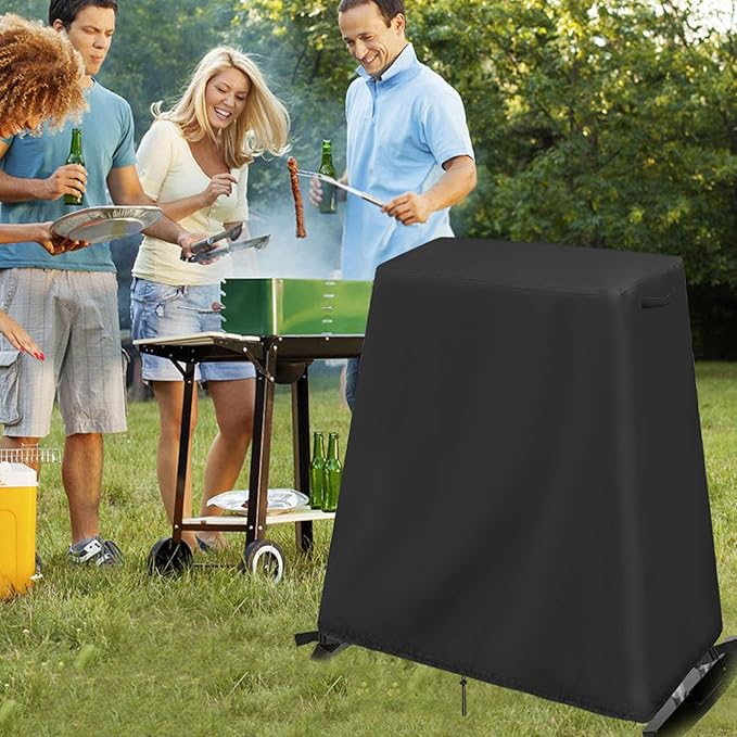 Grill Cover Compatible for Cuisinart CGG-180 Cuisinart Petite Gourmet Portable Gas Grill with VersaStand, Waterproof Outdoor Grill Stand Covers -30 x 20x 29inch