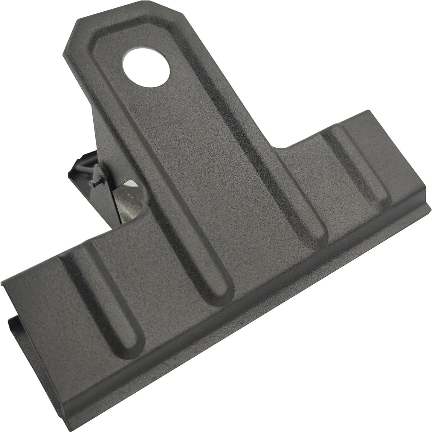 Locci Black Large Bull Clips, 10 Pack Extra Large Binder Clips 4.7 Inch (120 mm) for Home, Work, Art, Office and Kitchen