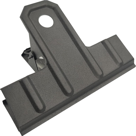Locci Black Large Bull Clips, 10 Pack Extra Large Binder Clips 4.7 Inch (120 mm) for Home, Work, Art, Office and Kitchen