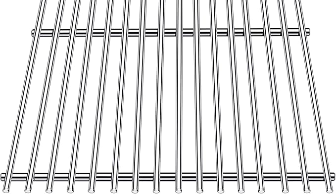 Grill Grates Flavorizer Bars Grill Parts for Weber Spirit 2 Spirit II E-310, E-320, S-310, S-320, 7636 7638 7639 GS4 Spirit 300 Series, 17” Porcelain Steel BBQ Grid Replacement Accessories