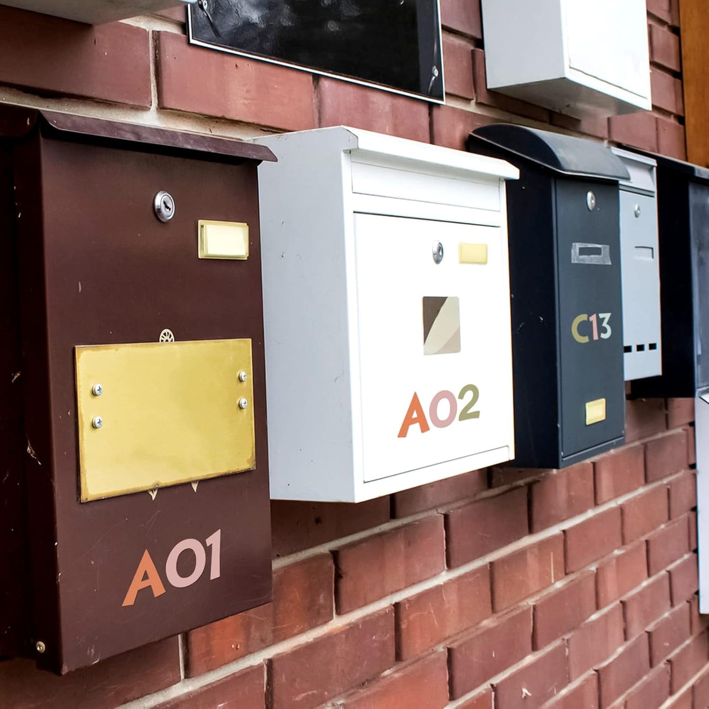 TaoBary 544 Pcs 2 Inch 16 Sheets Large Letter Stickers, Upper and Lower Case, Adhesive Vinyl Alphabet Sticker for Bulletin Board, Poster, Bottle, DIY, Notebook(Black, White, Rainbow, Gray Tone,2 Inch)