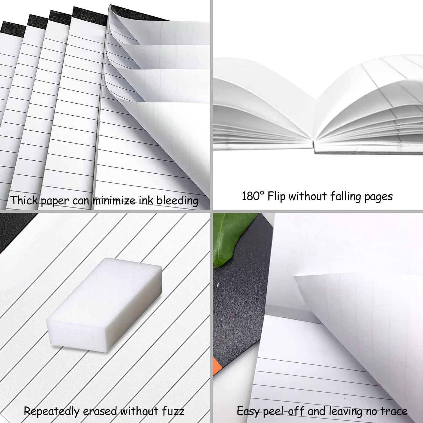 Notepads Bulk for Daily Planning and Organization of Work – 4 x 6-inches Ruled Pages – Thick Bright White Paper – 30 Pages – Note Pads College Ruled – Pack of 20