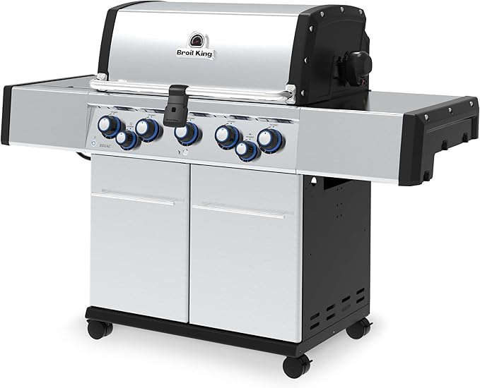 Broil King 958344 Regal S 590 Pro Propane Gas Grill, 5-Burner, Stainless Steel